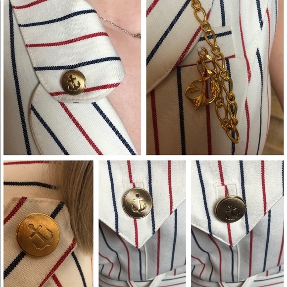 Sailor style wrap dress,Voom by Joy Han, NWOT - Picture 8 of 11